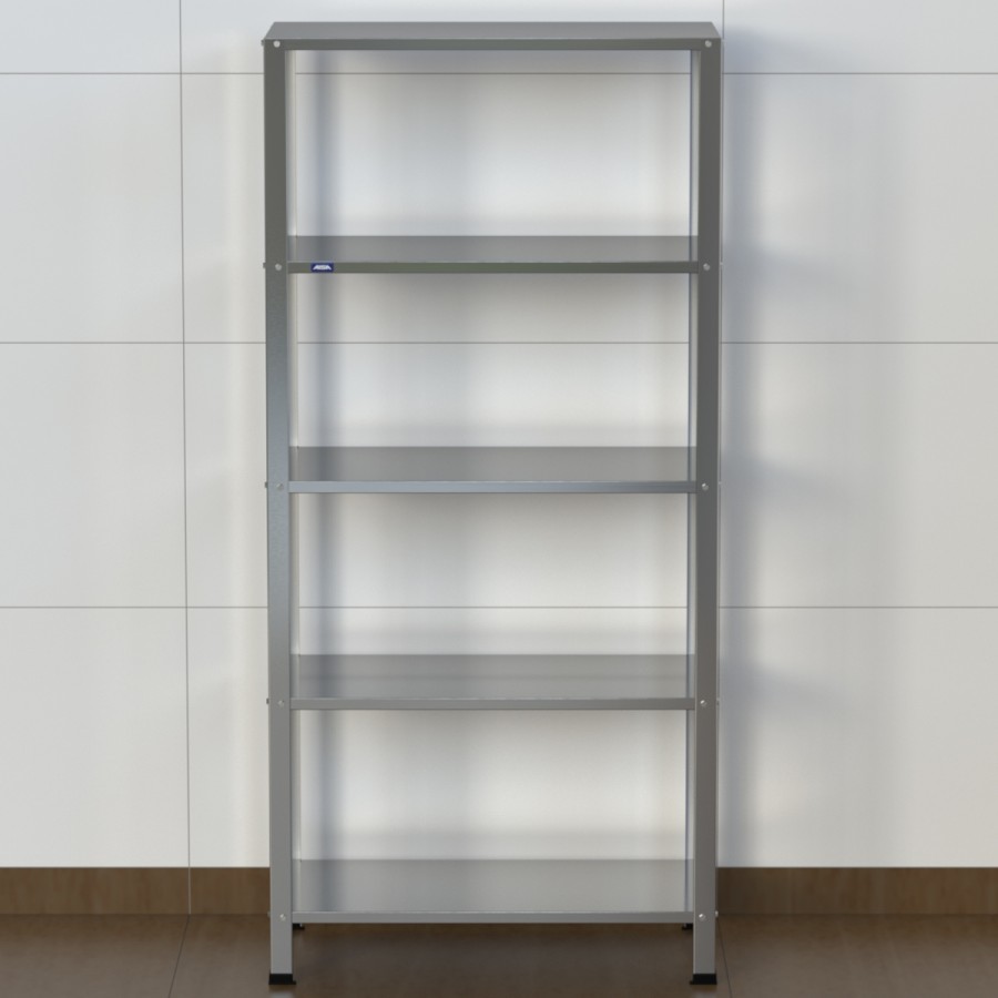 Estante Armário Prateleira Inox 5 Bandejas 400 X 800 Aisa